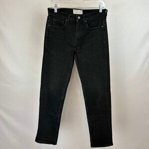 Everlane Slim Fit Black Jeans, 28W 30L